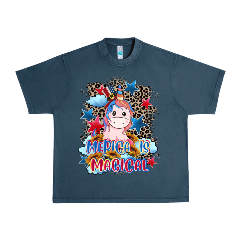 Merica Is Magical 4th Of July Urban Heavy Tee by CowGirlArtShop | Teevron