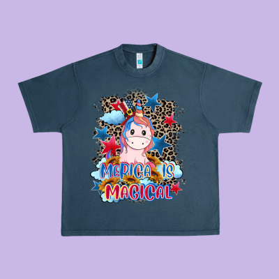 Merica Is Magical 4th Of July Urban Heavy Tee Designed By Cowgirlartshop
