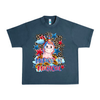 Midnight Navy Merica is magical 4th of july Urban Heavy Tee - CowGirlArtShop