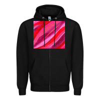 Black valentines day glitter and watercolor Zipper Hoodie - AdoDesignShop
