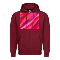 Burgundy valentines day glitter and watercolor Zipper Hoodie - AdoDesignShop