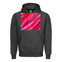 Charcoal Heather valentines day glitter and watercolor Zipper Hoodie - AdoDesignShop