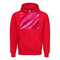 Red valentines day glitter and watercolor Zipper Hoodie - AdoDesignShop
