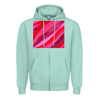 Seafoam valentines day glitter and watercolor Zipper Hoodie - AdoDesignShop