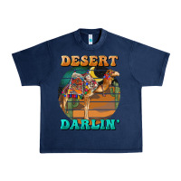 Navy desert darling camel Urban Heavy Tee - BarkalooDesign
