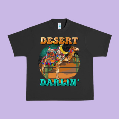 Desert Darling Camel Urban Heavy Tee Designed By Barkaloodesign