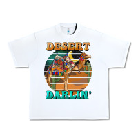 White desert darling camel Urban Heavy Tee - BarkalooDesign