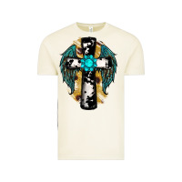 Vintage Arctic cross gemstone wings Vintage Tee - RanaPortraitStore