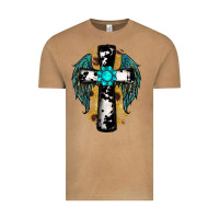 Vintage Camel cross gemstone wings Vintage Tee - RanaPortraitStore