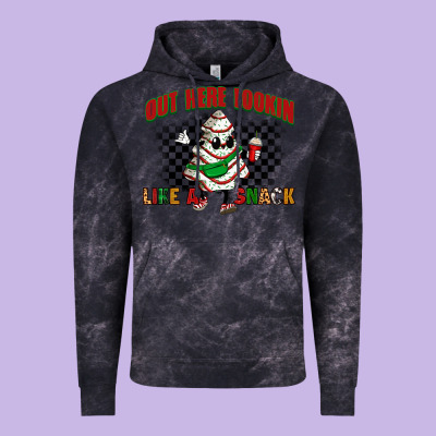 Out Here Lookin Like A Snack Vintage Hoodie Designed By Zillion Design Studio
