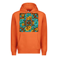 Carrot Lake Boat Rudder And Sunflowers Seamless Pattern Premium Hoodie - BundleAndBundleShop