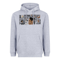Heather Grey black woman confident Heavyweight Hoodie - MaliasSmallBusiness