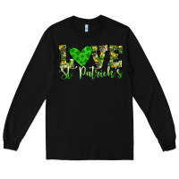 Black love st patrick s heart Long Sleeve Tee - JahusDesignShop