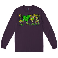 Plum love st patrick s heart Long Sleeve Tee - JahusDesignShop
