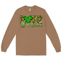 Toasted Coconut love st patrick s heart Long Sleeve Tee - JahusDesignShop
