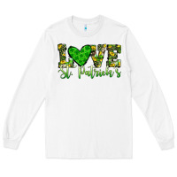 White love st patrick s heart Long Sleeve Tee - JahusDesignShop