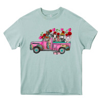 Arona farm animals valentine truck Heavy Core Tee - RacoonDesign