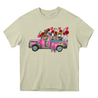 Mossy farm animals valentine truck Heavy Core Tee - RacoonDesign