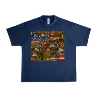 Navy Hunting leopard USA flag tumbler 4th of july Urban Heavy Tee - Neo Western