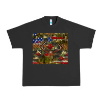 Pigment Black Hunting leopard USA flag tumbler 4th of july Urban Heavy Tee - Neo Western