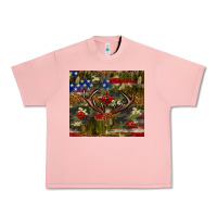 Salmon Hunting leopard USA flag tumbler 4th of july Urban Heavy Tee - Neo Western