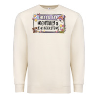 Sandshell hello im mentally at the bookstore Premium Sweatshirt - MaliasSmallBusiness