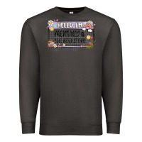 Smoke hello im mentally at the bookstore Premium Sweatshirt - MaliasSmallBusiness