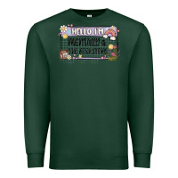 Sports Green hello im mentally at the bookstore Premium Sweatshirt - MaliasSmallBusiness