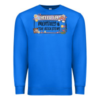 True Royal hello im mentally at the bookstore Premium Sweatshirt - MaliasSmallBusiness