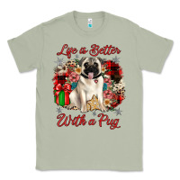 Matcha Christmas life is better with a pug Classic Tee - JahusDesignShop
