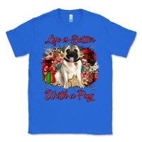 True Royal Christmas life is better with a pug Classic Tee - JahusDesignShop