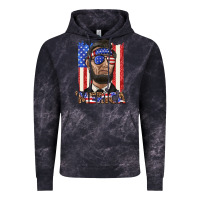 Cloud Black merica with lincoln Vintage Hoodie - texasbilliewilder