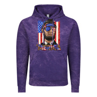 Cloud Purple merica with lincoln Vintage Hoodie - texasbilliewilder