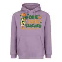 Lavender one lucky teacher Heavyweight Hoodie - MaliasSmallBusiness