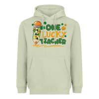 Matcha one lucky teacher Heavyweight Hoodie - MaliasSmallBusiness
