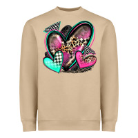 Mushroom race hearts Heavyweight Sweatshirt - Zillion Design Studio