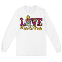White love mardi gras gnome Long Sleeve Tee - JahusDesignShop