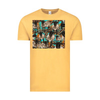 Vintage Mustard Suffolk sheeps Vintage Tee - BarkalooDesign