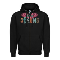 Black she is strong Zipper Hoodie - Artiststas