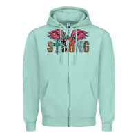 Seafoam she is strong Zipper Hoodie - Artiststas