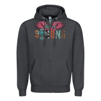 Smoke she is strong Zipper Hoodie - Artiststas