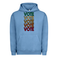 Pigment Pebble Blue VOTE Urban Hoodie - Bettercallsaul