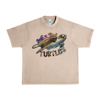 French Oak just a girl who loves turtles Urban Heavy Tee - SublimationCraftShop