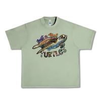 Oil Green just a girl who loves turtles Urban Heavy Tee - SublimationCraftShop