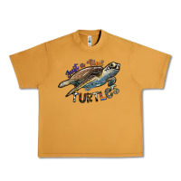 Peanut Butter just a girl who loves turtles Urban Heavy Tee - SublimationCraftShop