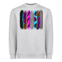 Heather Grey race brushstrokes Heavyweight Sweatshirt - Zillion Design Studio