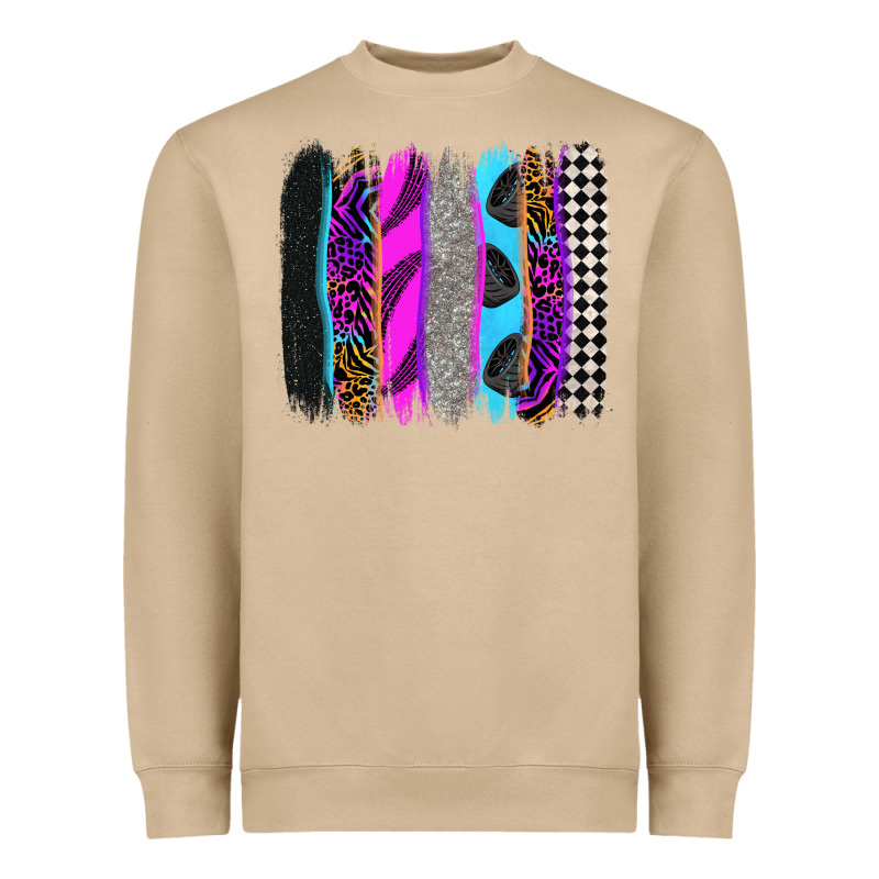 Race Brushstrokes Heavyweight Sweatshirt by Zillion Design Studio | Teevron
