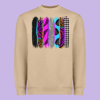 Race Brushstrokes Heavyweight Sweatshirt Designed By Zillion Design Studio