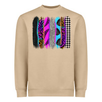 Mushroom race brushstrokes Heavyweight Sweatshirt - Zillion Design Studio