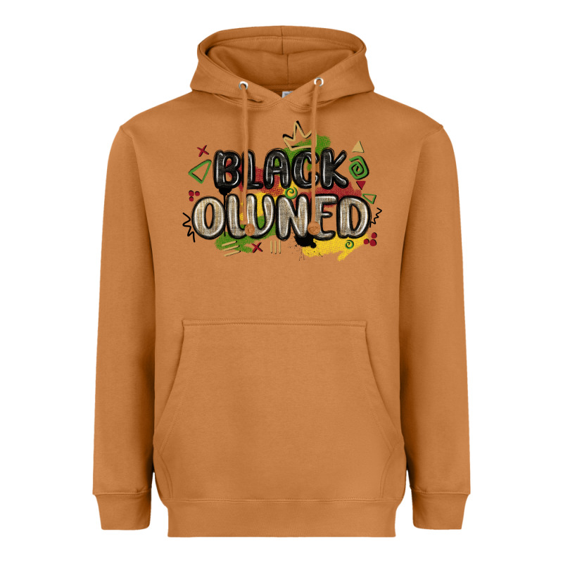 Black Owned Heavyweight Hoodie by MaliasSmallBusiness | Teevron